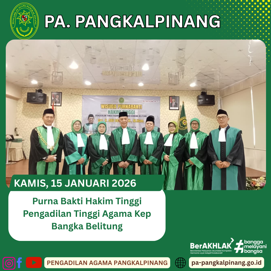 Purnabakti hakim tinggi babel