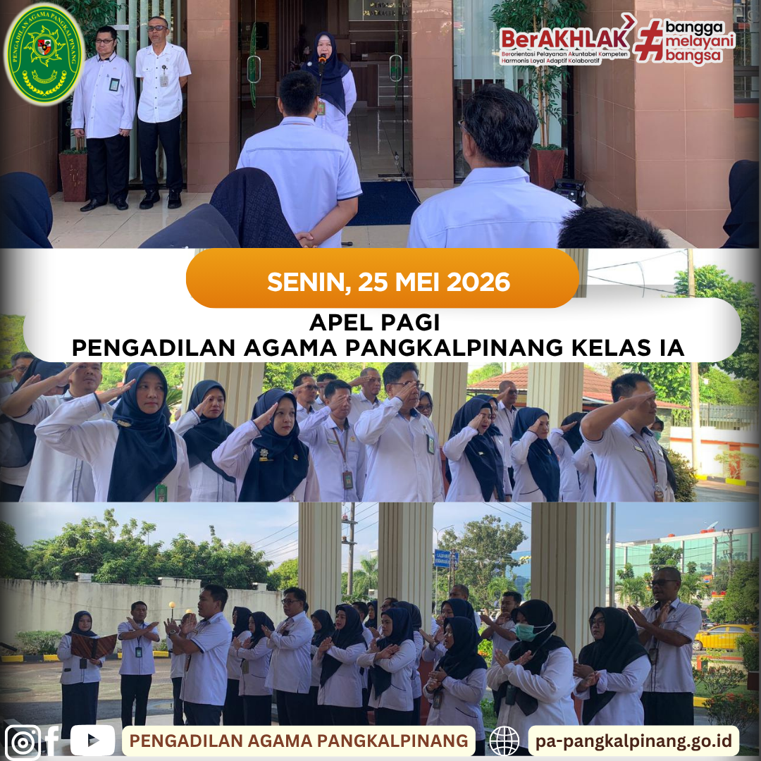 apel pagi 25 mei