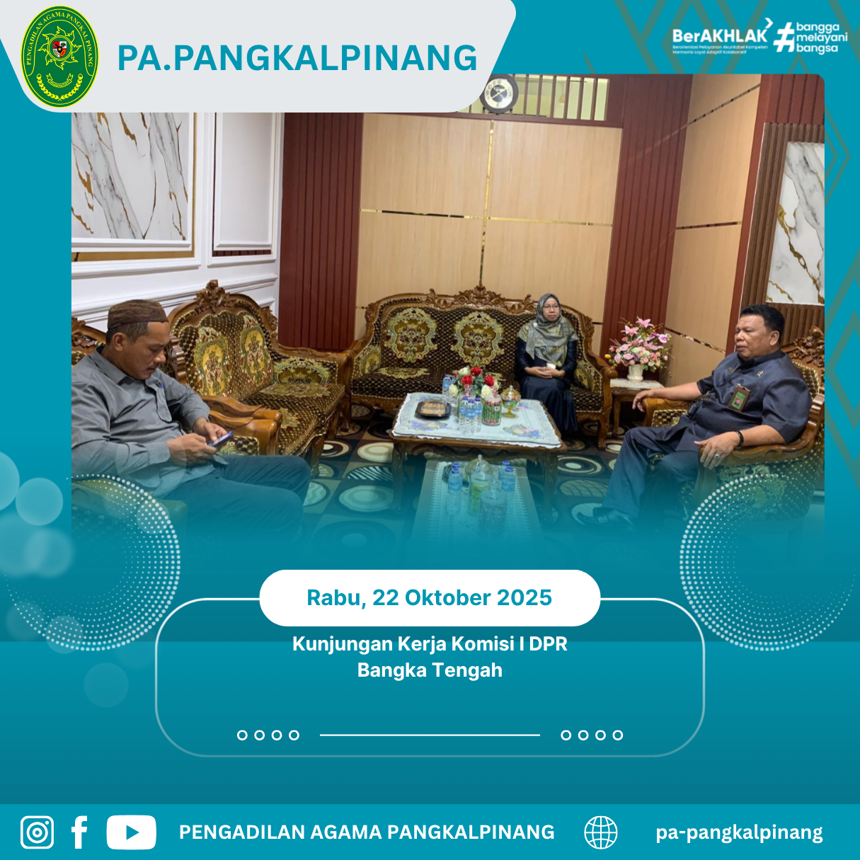 kunjungan DPR Bangka Tengah