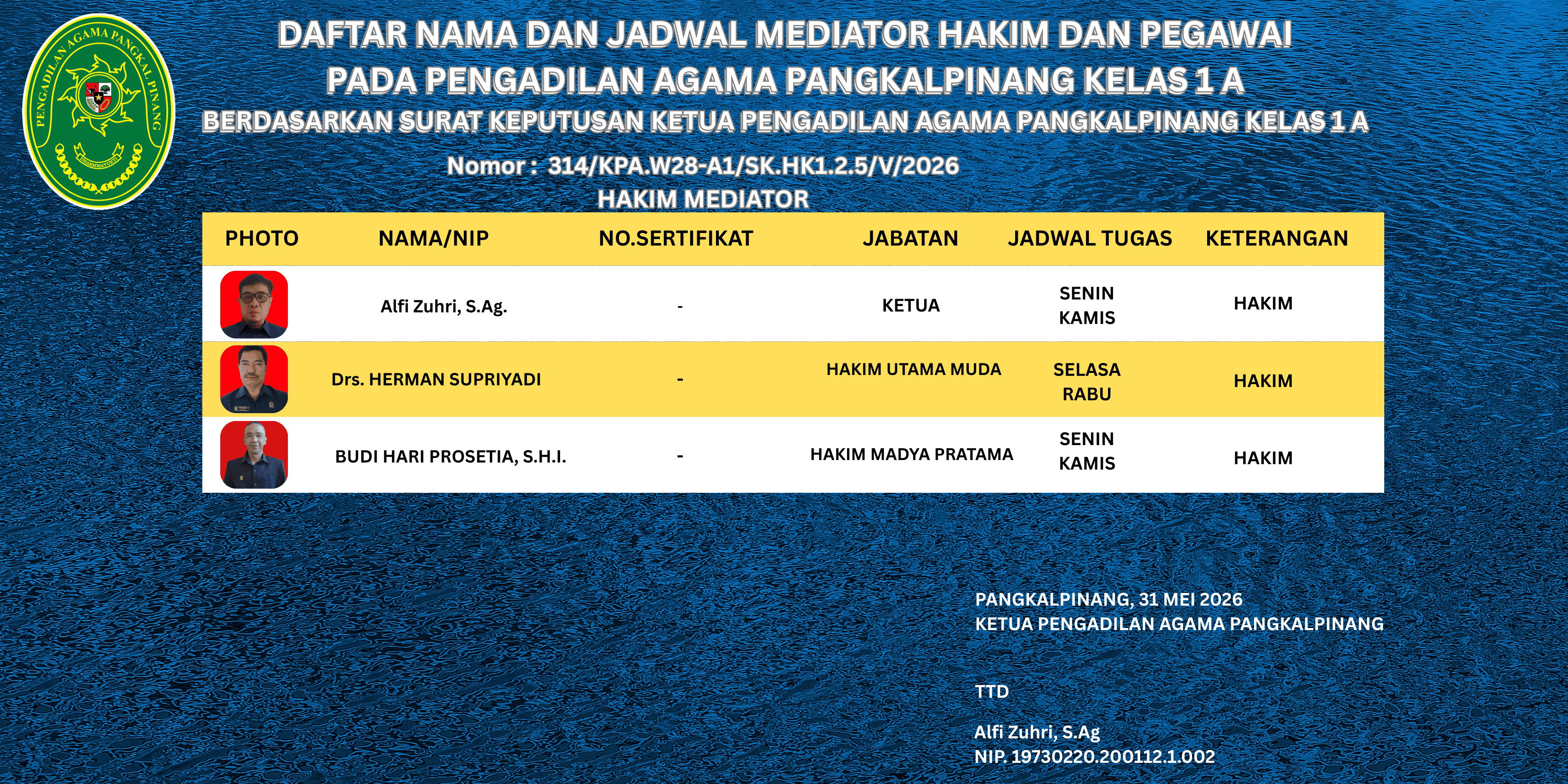 HAKIM MEDIATOR JUNI 2026 2