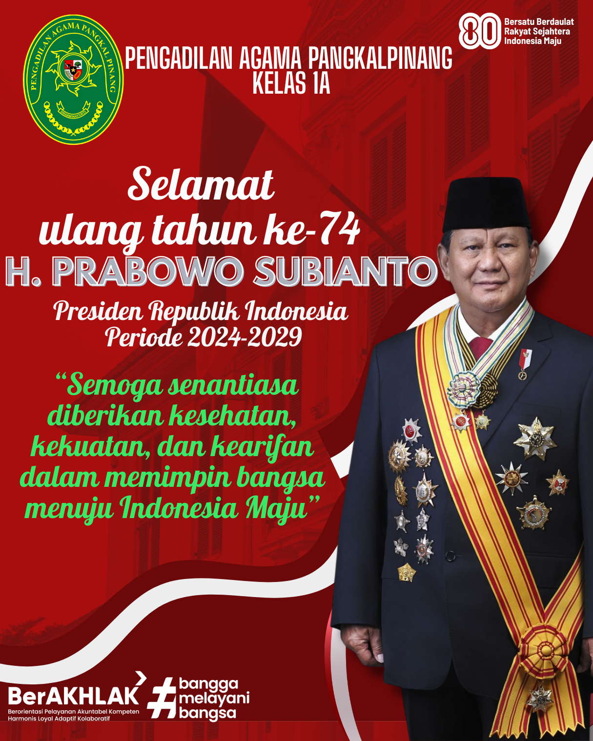 UCAPAN ULTAH PRESIDEN