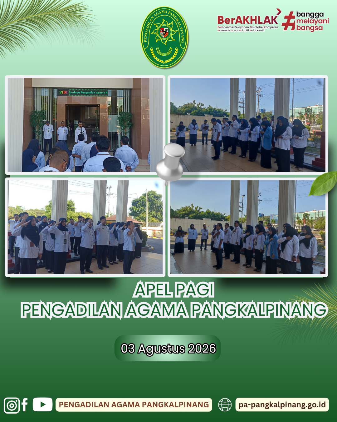 apel pagi 03 Agustus 